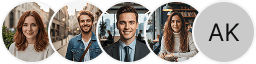 Multiple investor profile avatars on Zephyr Cryptek trading review block